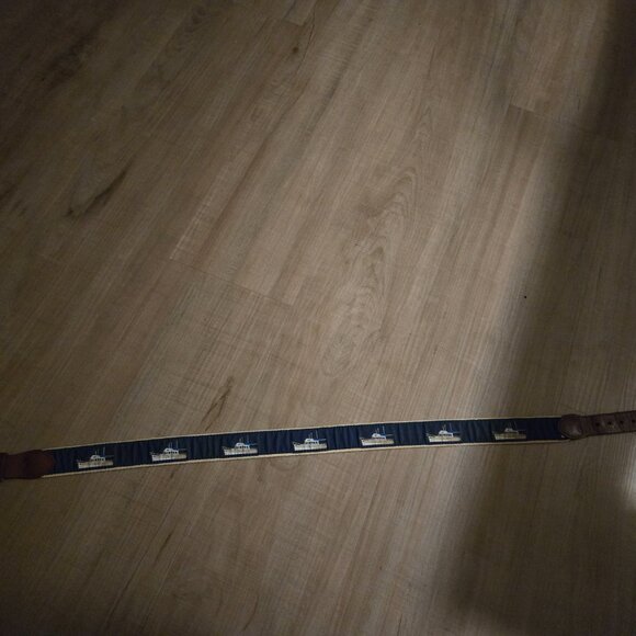 Essex Handmade Belt with Fishing Boats - 30 - Picture 4 of 5